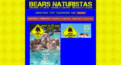 Desktop Screenshot of bearsnaturistas.com